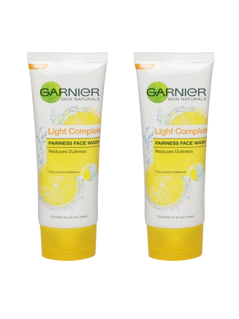 

Garnier Women Set of 2 Skin Naturals Light Complete Fairness Face Wash, White