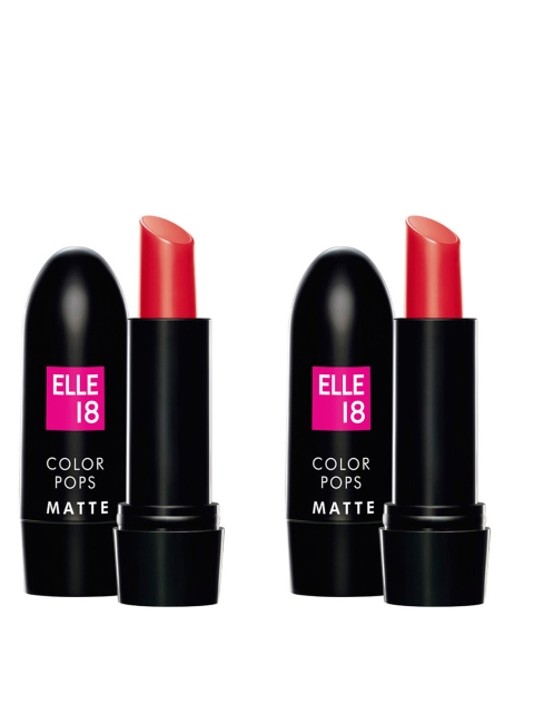 

ELLE 18 Set of 2 Selfie Red Color Pop Matte Lip Colors R34
