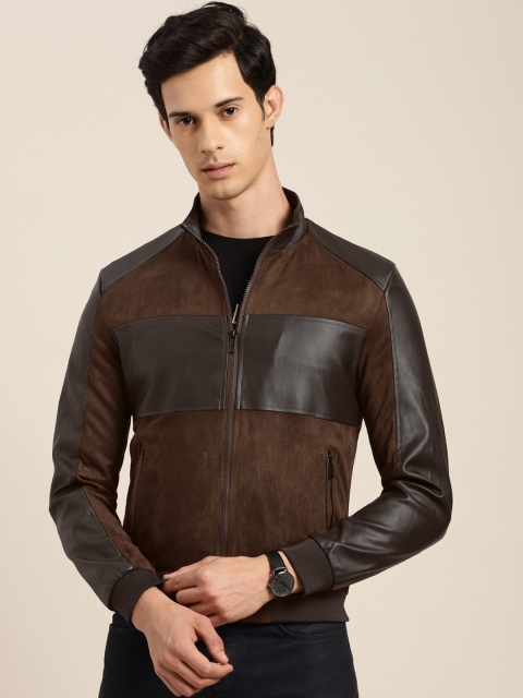 

INVICTUS Men Brown Solid Bomber preJacket