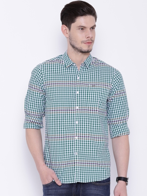 

Lee Green & White Checked Casual Shirt
