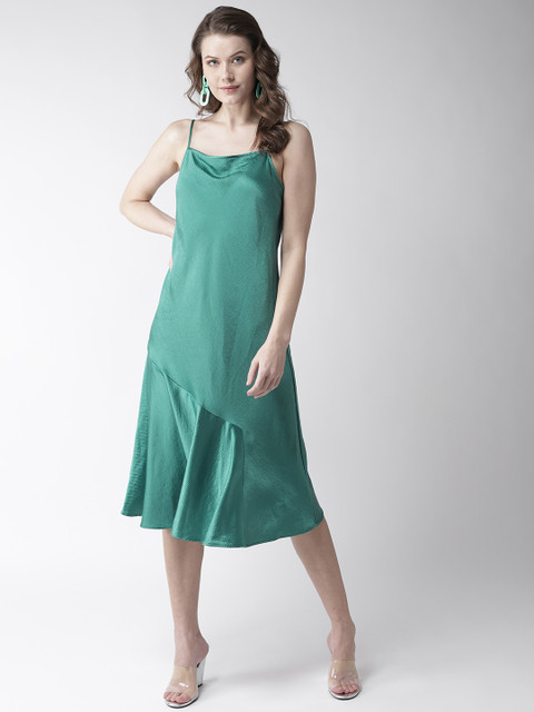 

Marks & Spencer Women Green Solid A-Line Dress