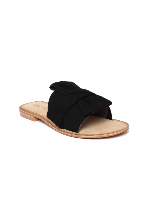 

Vero Moda Women Black Solid Open Toe Flats