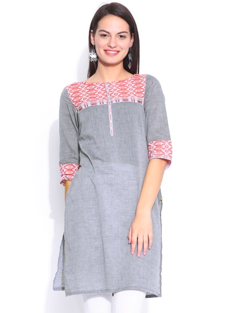 

Aurelia Grey Kurta
