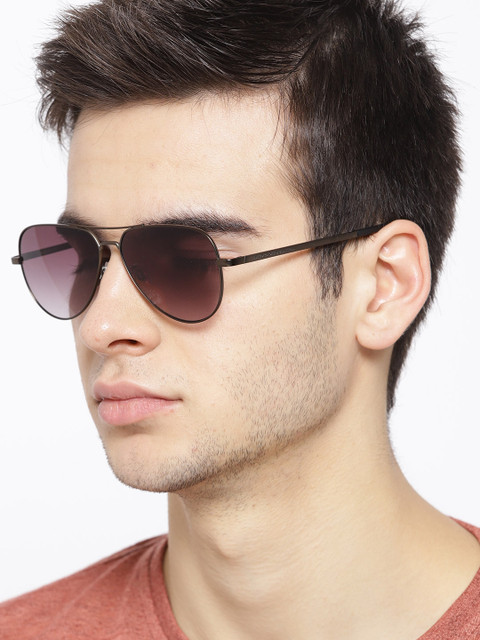 

United Colors of Benetton Unisex Aviator Sunglasses BE7003MI, Brown