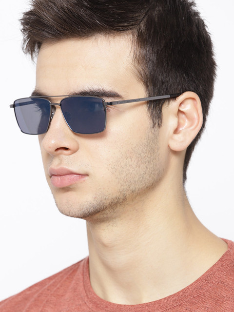 

United Colors of Benetton Unisex Rectangle Sunglasses BE7006MI, Grey
