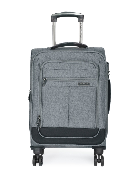 

Kenneth Cole Unisex Grey Solid Reaction 20" Cabin Trolley Suitcase