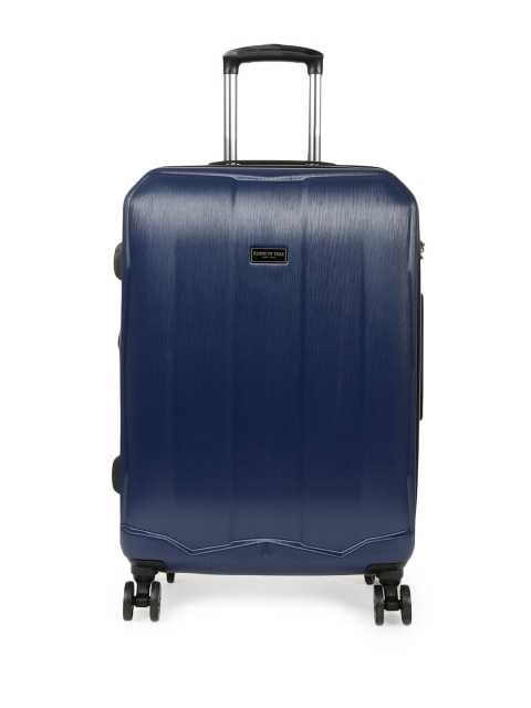 

Kenneth Cole Unisex Navy Blue Solid New York 28" Large Trolley Suitcase