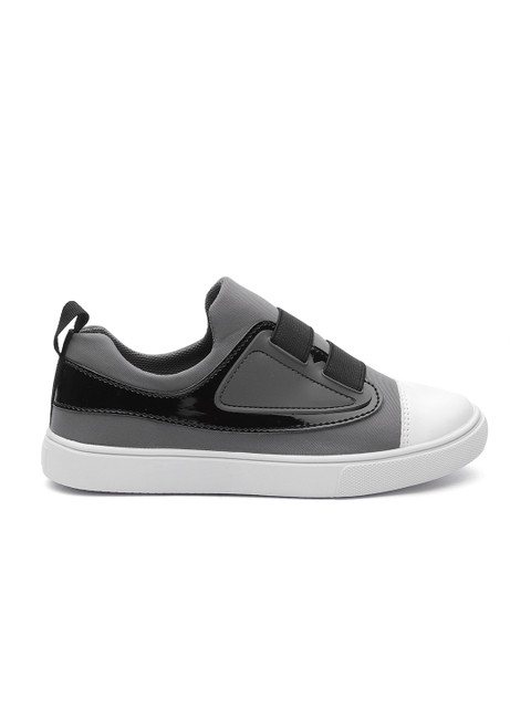 

Carlton London Boys Grey & White Slip-On Sneakers