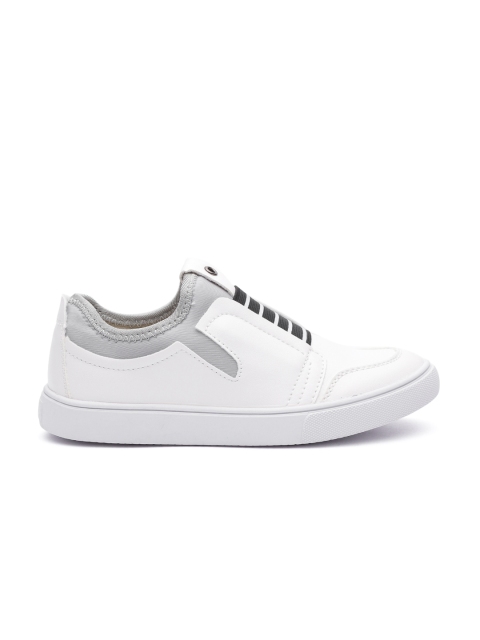 

Carlton London Boys White Slip-On Sneakers