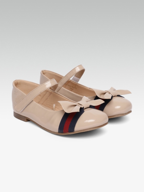

Carlton London Girls Nude-Coloured Embellished Ballerinas