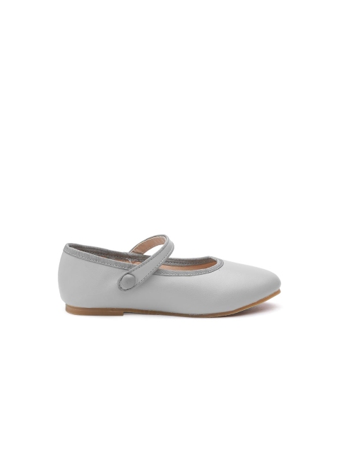 

Carlton London Girls Grey Solid Ballerinas