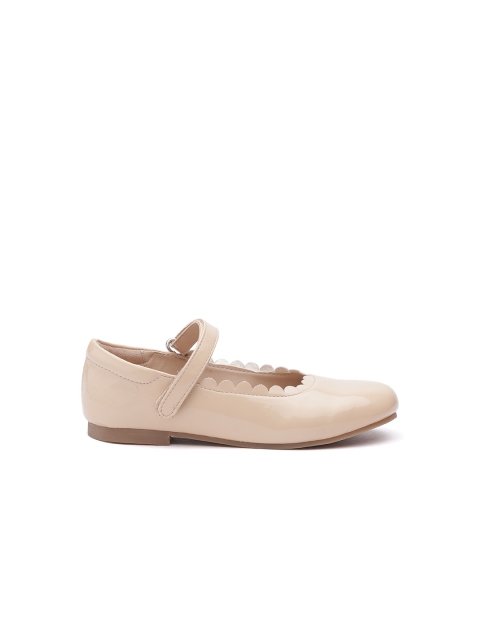 

Carlton London Girls Beige Solid Ballerinas