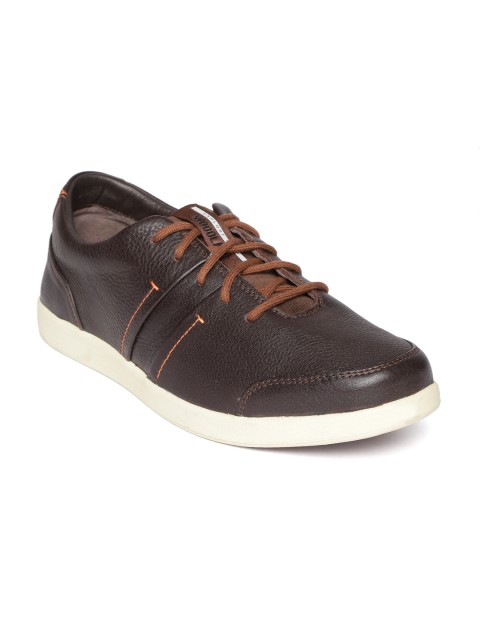 

Woodland Men Coffee Brown Solid Nubuck Sneakers