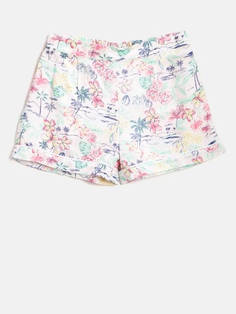 

Marks & Spencer Girls Pink & Green Printed Regular Shorts