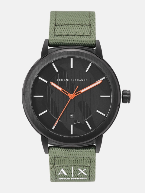 

Armani Exchange Men Black Analogue Watch AX1468