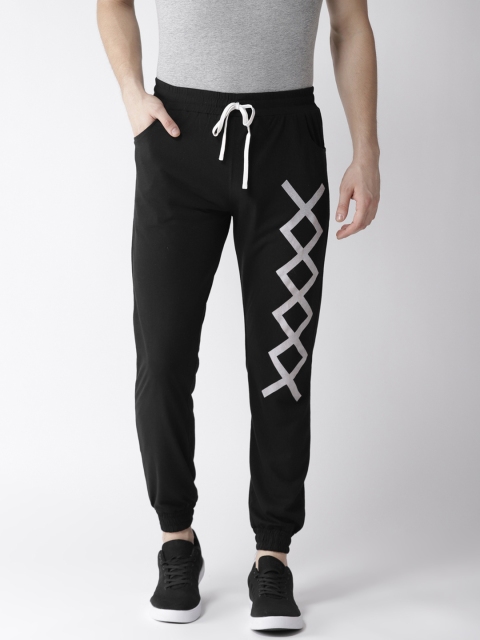 

Hubberholme Men Black Solid Slim Fit Joggers