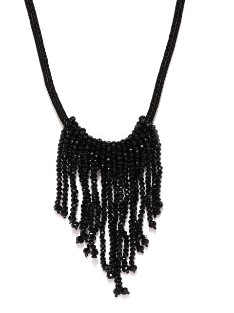 

ToniQ Black Beaded Necklace