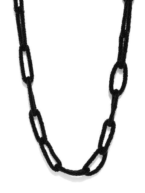 

ToniQ Black Beaded Necklace