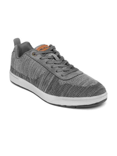 

Alcis Men Grey Patterned Sneakers