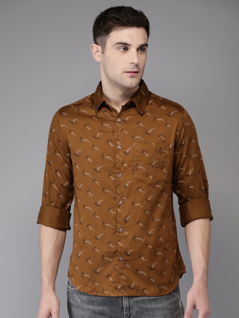 

Anouk Men Brown Regular Fit Printed Casual Shirt