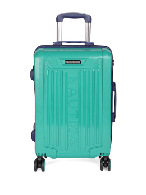 

Nautica Unisex Green Textured 20" Cabin Trolley Suitcase