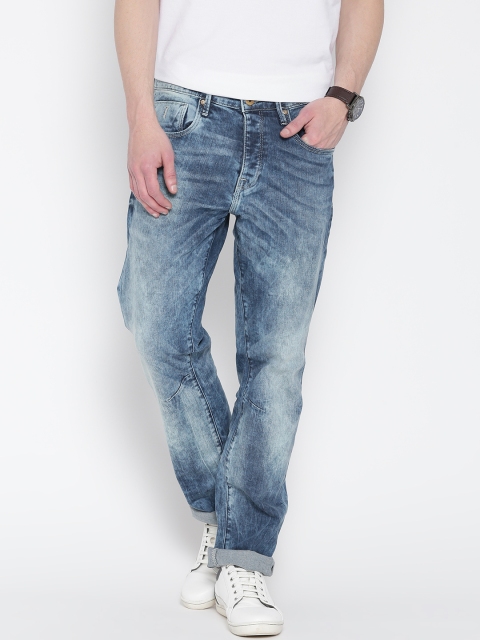 

Jack & Jones Blue Washed Boxy Loose Fit Stretchable Jeans