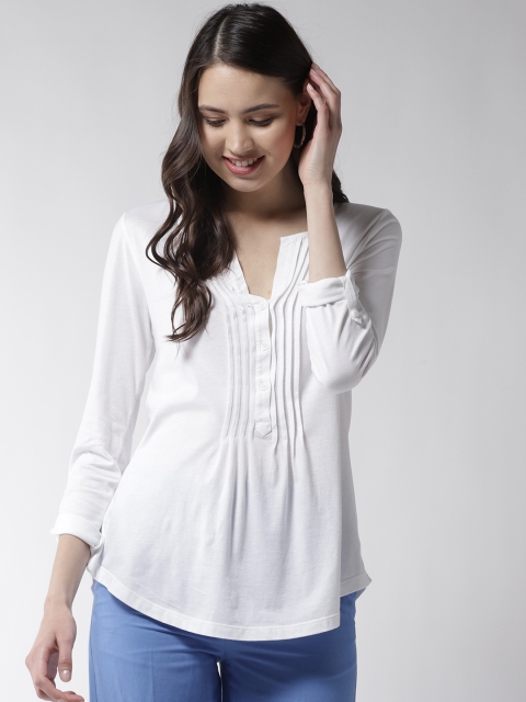 

Marks & Spencer Women White Solid Top