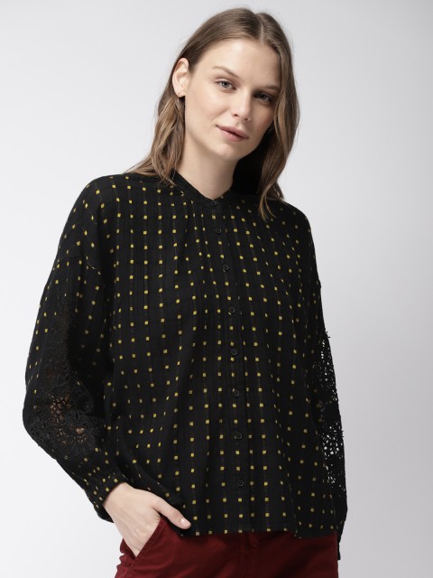 

Marks & Spencer Women Black Top