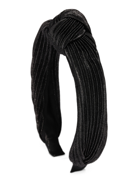 

Accessorize Black Self Design Hairband