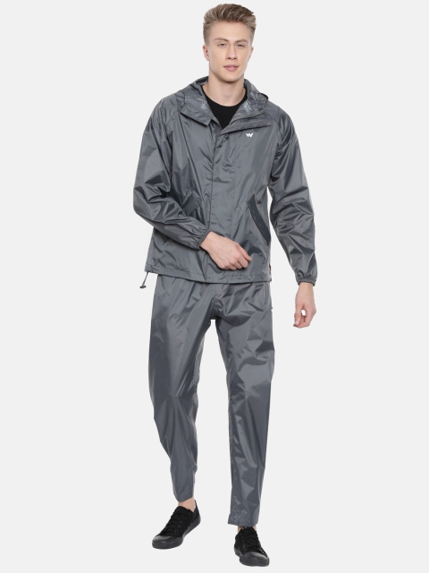

Wildcraft Men Grey Solid Rain Suit