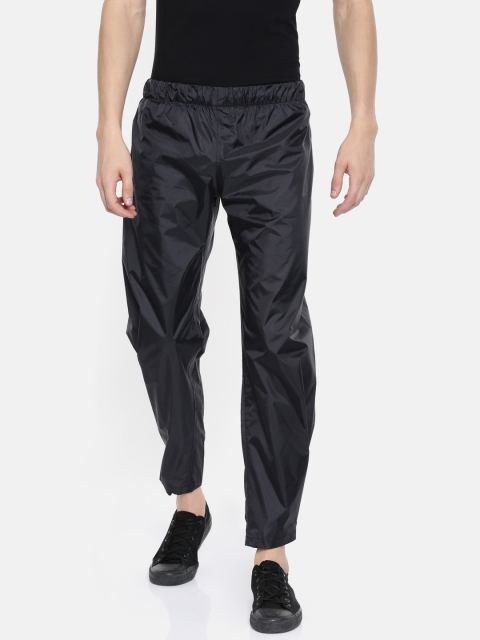 

Wildcraft Men Black Waterproof Rain Trousers