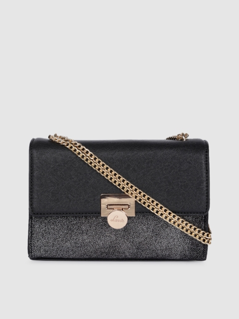 

Lavie Black Solid Sling Bag