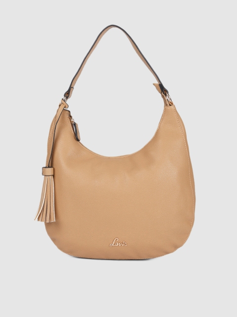 

Lavie Beige Solid Shoulder Bag