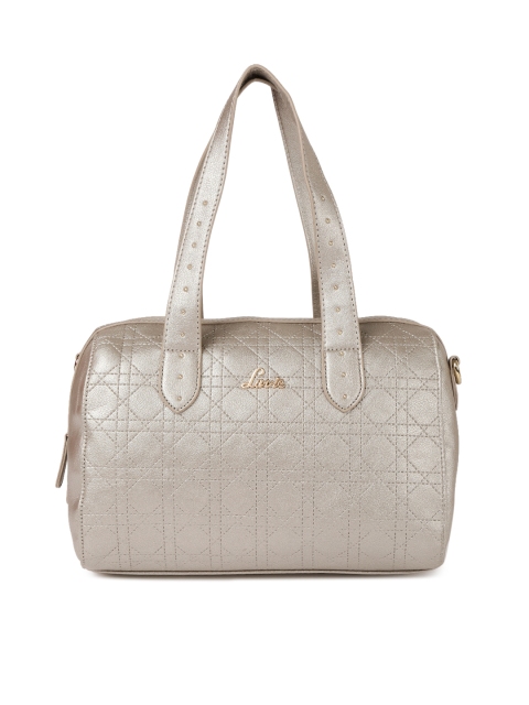 

Lavie Silver-Toned Textured Handheld Bag