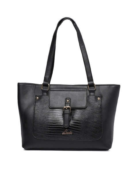 

Lavie Black Solid Shoulder Bag