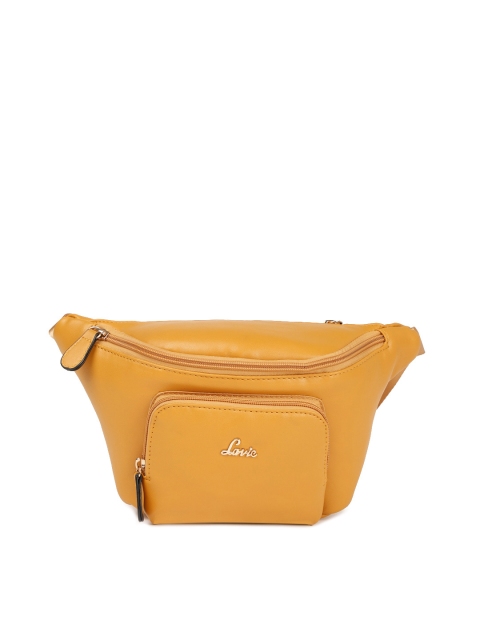 

Lavie Women Yellow Solid Waistpouch