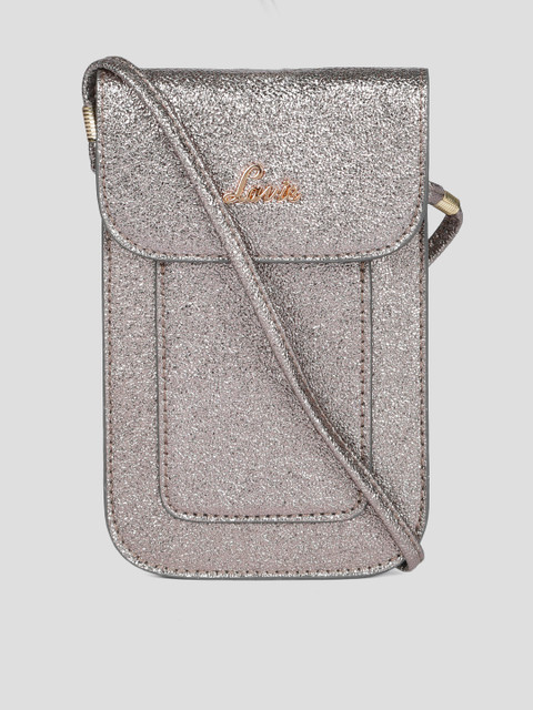 

Lavie Gunmetal-Toned Solid Sling Bag, Metallic