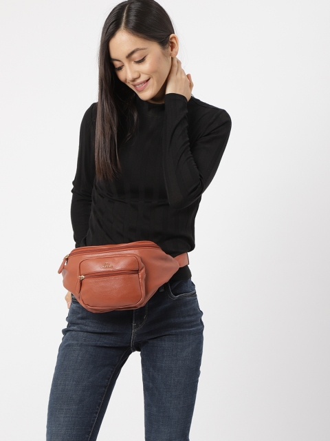 

Lavie Women Brown Solid Waistpouch