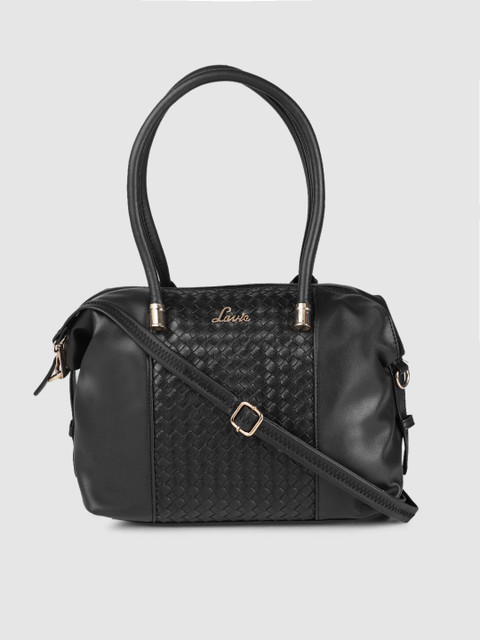 

Lavie Black Solid Shoulder Bag