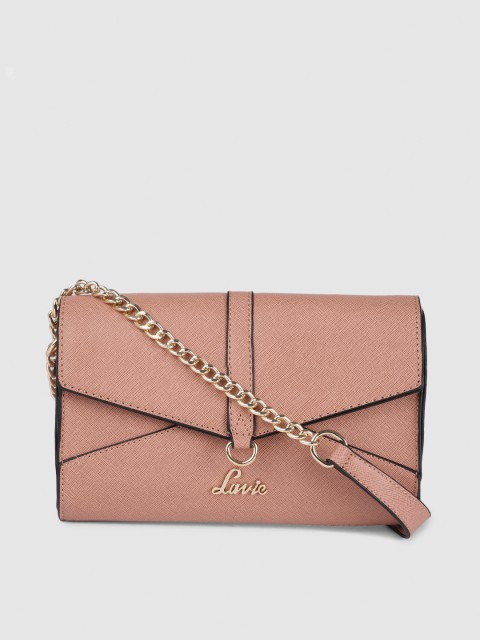 

Lavie Pink Solid Sling Bag