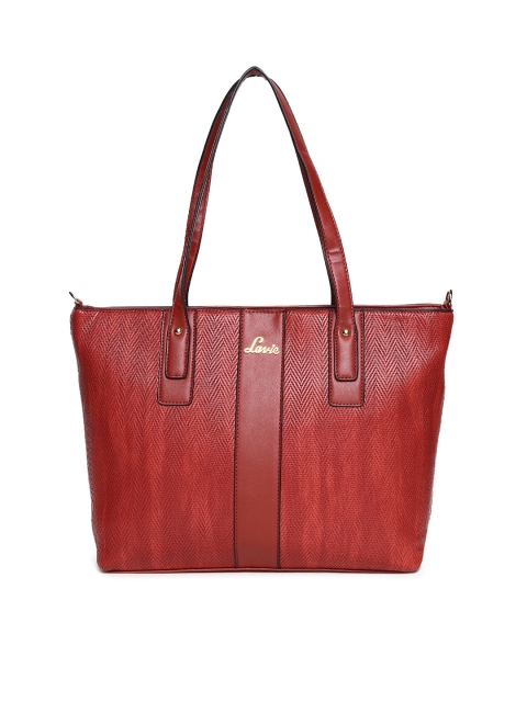 

Lavie Red Textured Shoulder Bag