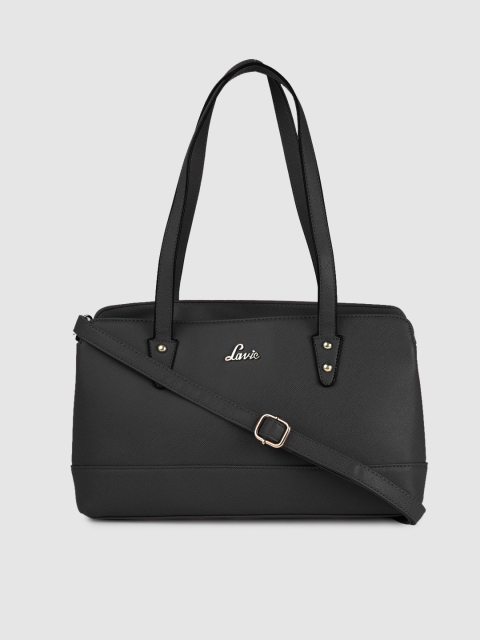 

Lavie Black Solid Shoulder Bag