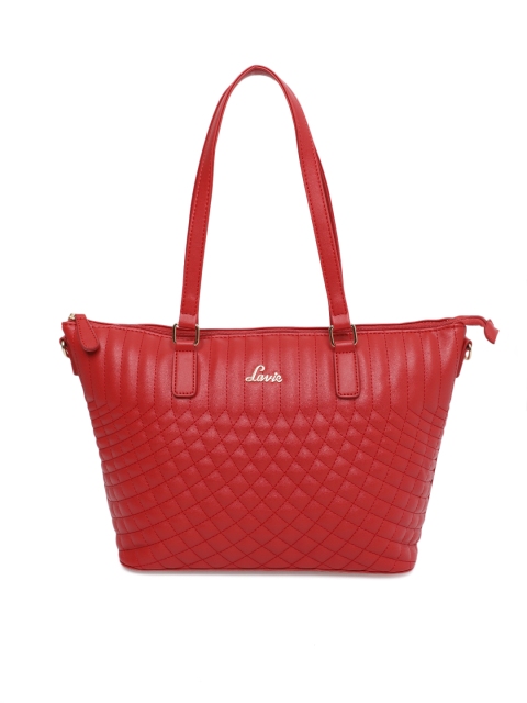 

Lavie Red Textured Shoulder Bag