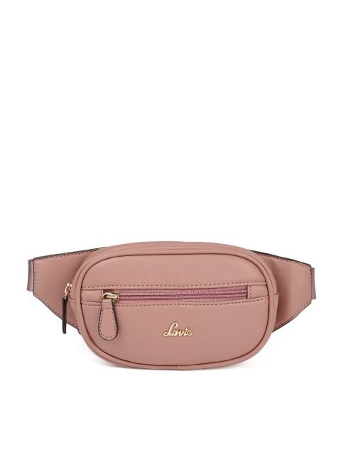 

Lavie Women Pink Solid Waistpouch