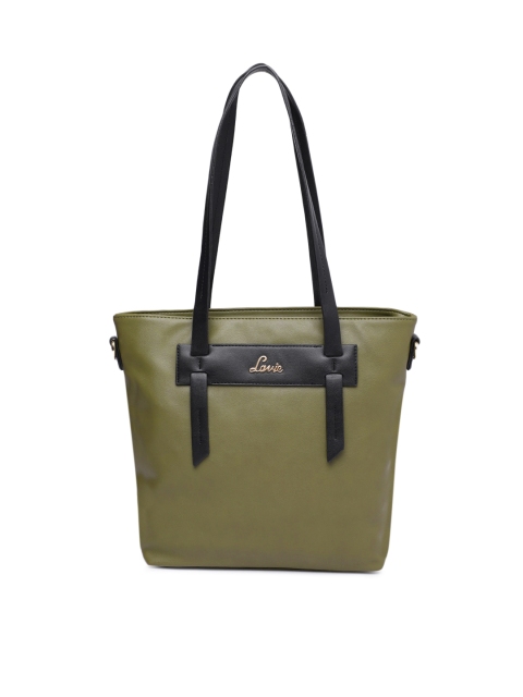 

Lavie Olive Green Solid Shoulder Bag