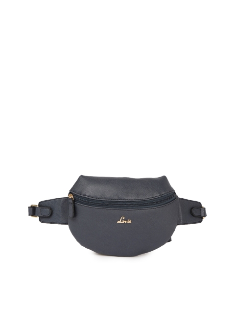 

Lavie Women Navy Blue Solid Waistpouch