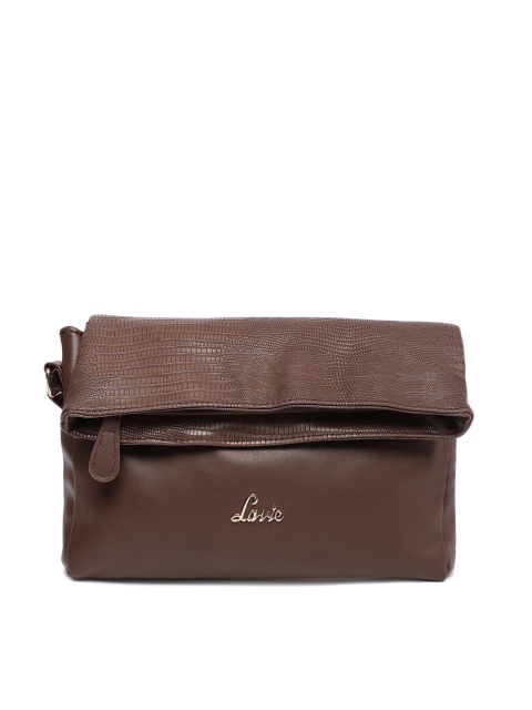 

Lavie Brown Solid Sling Bag