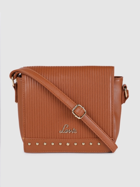 

Lavie Tan Brown Solid Sling Bag