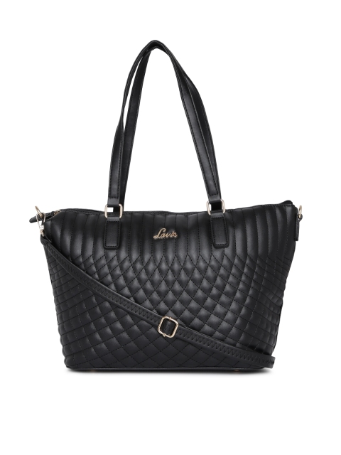 

Lavie Black Textured Shoulder Bag