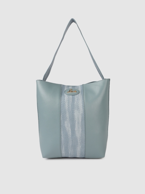 

Lavie Blue Textured Shoulder Bag